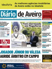 Capa do Diário de Aveiro de segunda-feira, 19 de outubro de 2026