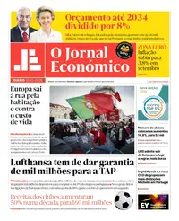 Capa do Jornal Económico de segunda-feira, 19 de outubro de 2026
