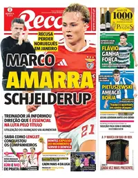 Capa do Record de segunda-feira, 19 de outubro de 2026