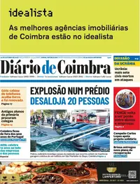 Capa do Diário de Coimbra de quarta-feira, 21 de outubro de 2026