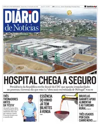 Capa do Diário de Notícias da Madeira de quarta-feira, 21 de outubro de 2026