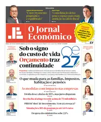 Capa do Jornal Económico de quarta-feira, 21 de outubro de 2026