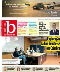 Capa do Diário As Beiras