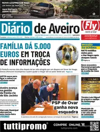Capa do Diário de Aveiro