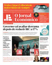 Capa do Jornal Económico de quinta-feira, 22 de outubro de 2026