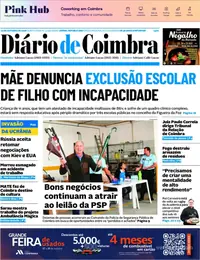 Capa do Diário de Coimbra