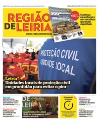 Capa do Região de Leiria de sexta-feira, 23 de outubro de 2026