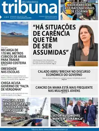 Capa do Tribuna da Madeira de sexta-feira, 23 de outubro de 2026