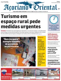 Capa do Açoriano Oriental