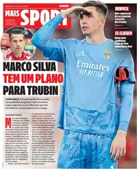 Capa do CM Mais Sport de sábado, 24 de outubro de 2026