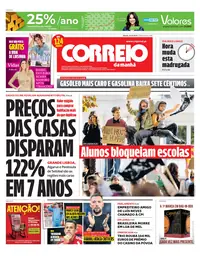Capa do Correio da Manhã de sábado, 24 de outubro de 2026