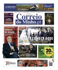 Capa do Correio do Minho