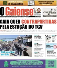 Capa do O Gaiense de sábado, 24 de outubro de 2026