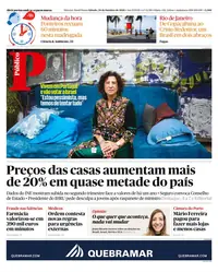 Capa do Público de sábado, 24 de outubro de 2026