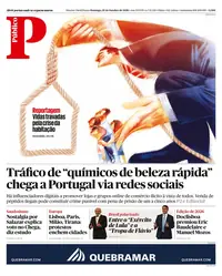 Capa do Público de domingo, 25 de outubro de 2026