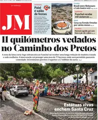 Capa do Jornal da Madeira de segunda-feira, 26 de outubro de 2026